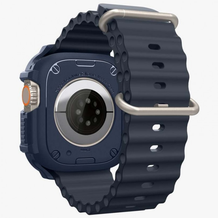 Чехол Spigen Rugged Armor для Apple Watch Ultra 2/1 49mm Navy Blue (ACS07382)