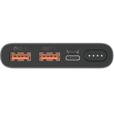 Внешний аккумулятор Power Bank Energizer UE10047PQ-10000 mAh Li-pol+TYPE-C PD Grey