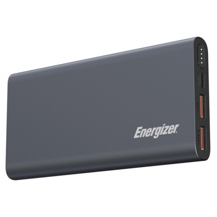 Внешний аккумулятор Power Bank Energizer UE10047PQ-10000 mAh Li-pol+TYPE-C PD Grey