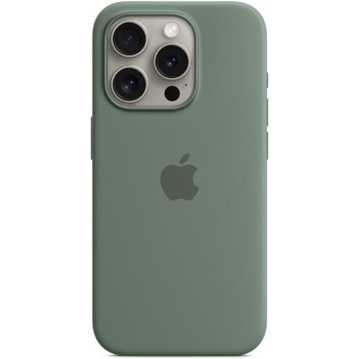 Чехол Silicone Case MagSafe & SplashScreen iPhone 15 Cypress