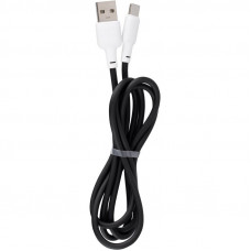 Кабель USB Gelius Full Silicon GP-UCN001C Type-C 1.2m (18W) Black/White