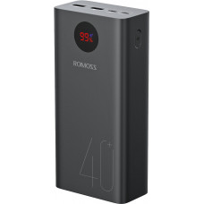 Зовнішній акумулятор Power Bank Romoss 40000mAh 18W PEA40 (PEA40-112-2A45) Black