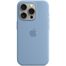 Чехол Silicone Case MagSafe & SplashScreen iPhone 15 Pro Max Winter Blue