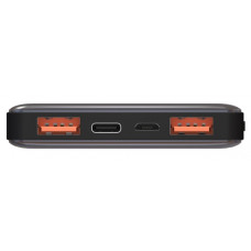 Внешний аккумулятор Power Bank Energizer UE10015PQ-10000 mAh Li-pol+TYPE-C PD Grey