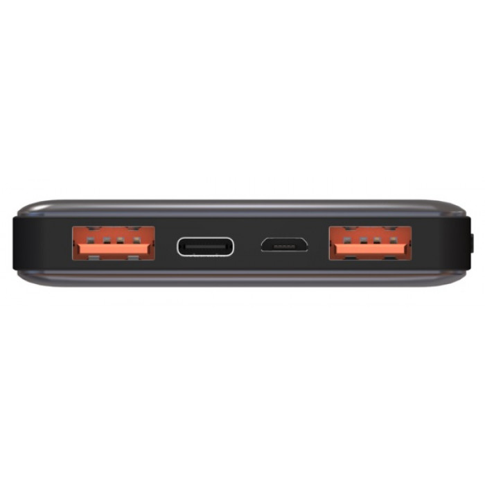 Внешний аккумулятор Power Bank Energizer UE10015PQ-10000 mAh Li-pol+TYPE-C PD Grey