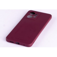Силіконова накладка Soft Silicone Case для Xiaomi Redmi Note 12 4G Burgundy
