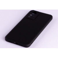 Силиконовая накладка Soft Silicone Case для Xiaomi Redmi Note 12S Black