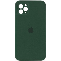 Силиконовая накладка Silicone Case Square iPhone 11 Pro Max Pine Green