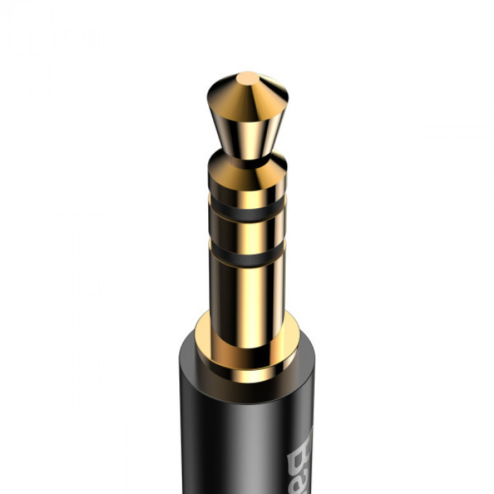 Кабель AUX Baseus Yiven Type-C to 3.5mm mini Jack 1.2m Black