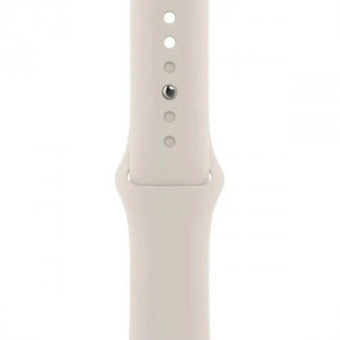 Apple Watch Series 8 GPS + Cellular 41mm Starlight Aluminum Case with Starlight Sport Band S/M (MNUX3)