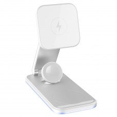 Бездротовий зарядний пристрій Proove Energy Fold 3 in 1 White (WSEF15010002)