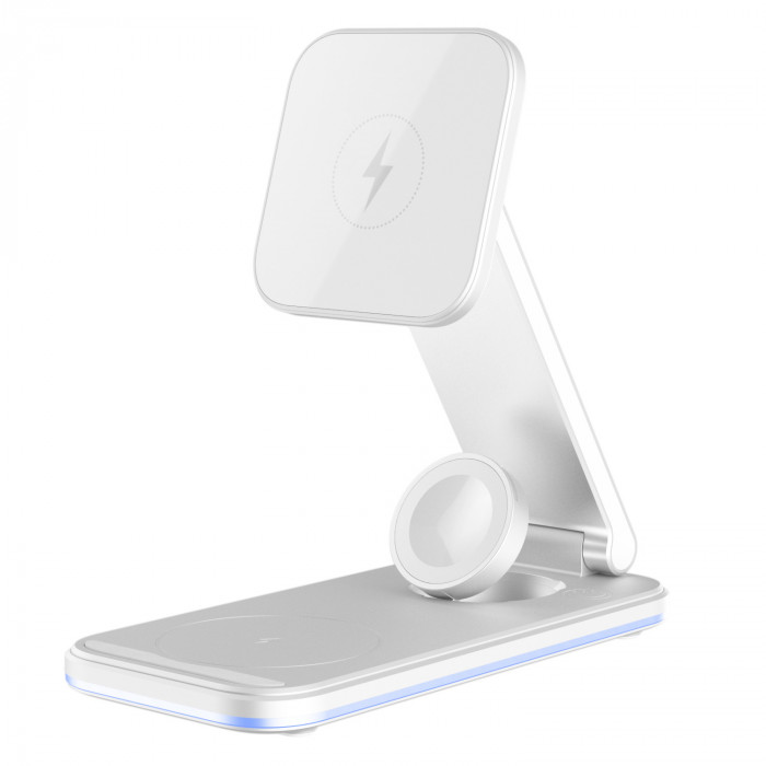 Бездротовий зарядний пристрій Proove Energy Fold 3 in 1 White (WSEF15010002)