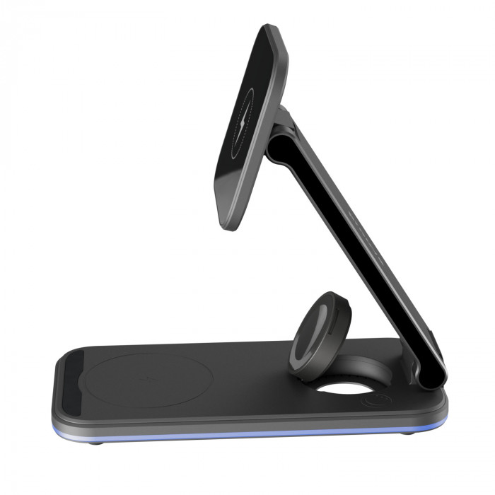 Бездротовий зарядний пристрій Proove Energy Fold 3 in 1 Black (WSEF15010001)