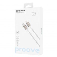 Кабель Proove Dense Metal Type-C to Lightning 27W (1m) White (CCDM27002102)