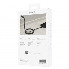 Кабель Proove Rebirth USB to Lightning 2.4A (1m) White/Black (CCRE60001102)