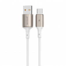 Кабель Proove Flex Metal USB to Type-C (1m) White (CCFM20001202)