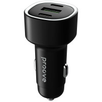 Автомобільний зарядний пристрій Proove Flash 60W 2Type-C+USB Black (CCFL60111201)