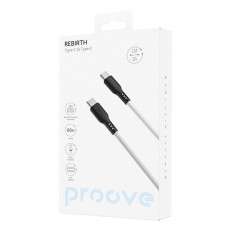 Кабель Proove Rebirth Type-C to Type-C 60W (1m) Black/White (CCRE60002202)