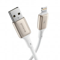 Кабель Proove Flex Metal USB to Lightning 2.4A (1m) White (CCFM20001102)
