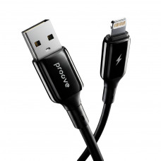 Кабель Proove Flex Metal USB to Lightning 2.4A (1m) Black (CCFM20001101)