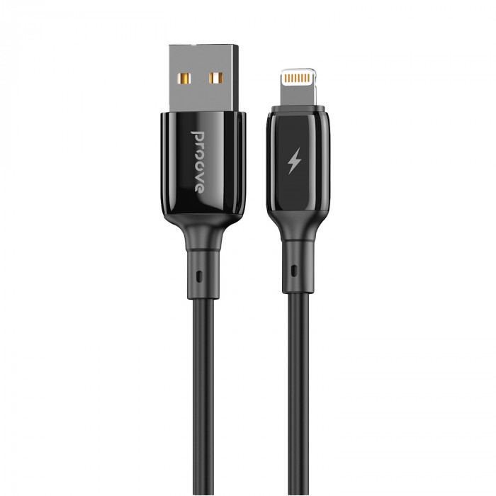 Кабель Proove Flex Metal USB to Lightning 2.4A (1m) Black (CCFM20001101)