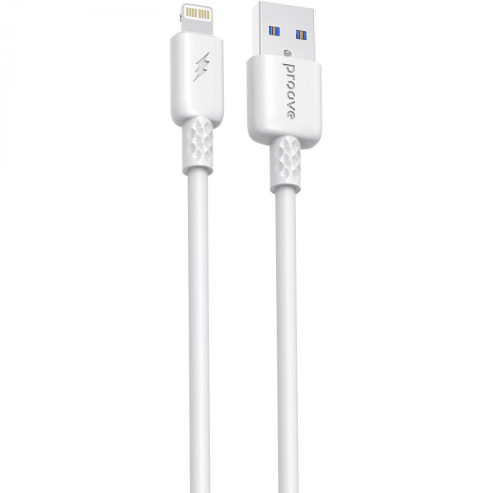 Кабель Proove GridLine Lightning 2.4A (1m) White (CCGL12001102)