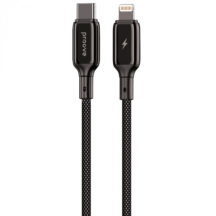 Кабель Proove Dense Metal Type-C to Lightning 27W (2m) Black (CCDM27002121)