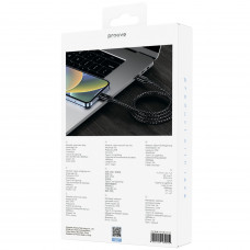 Кабель Proove Dense Metal Type-C to Lightning 27W (2m) Black (CCDM27002121)