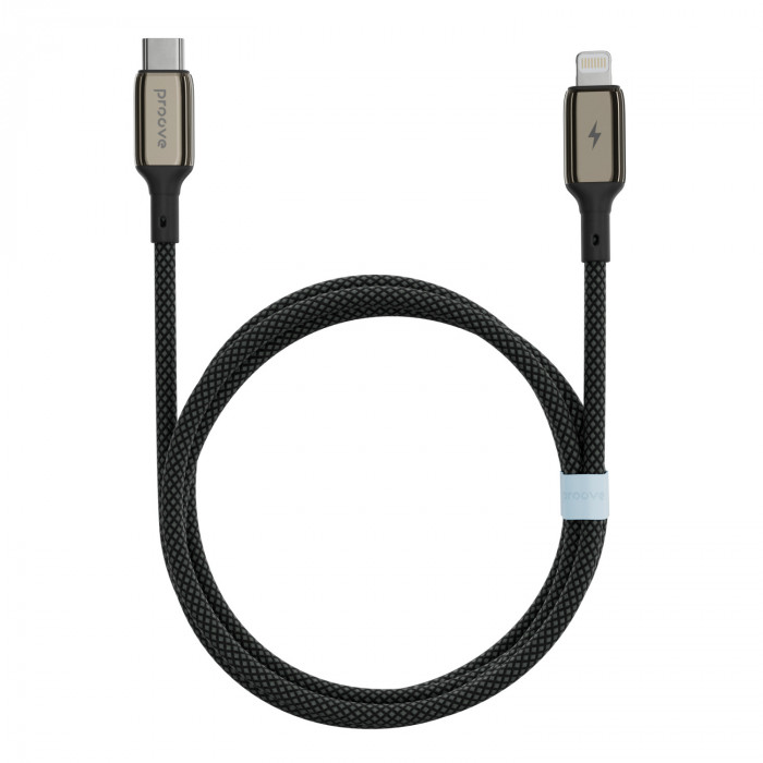 Кабель Proove Dense Metal Type-C to Lightning 27W (2m) Black (CCDM27002121)