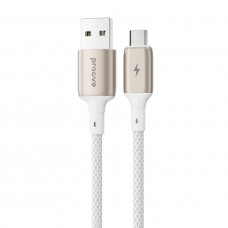 Кабель Proove Dense Metal USB to Micro USB 2.4A (1m) White (CCDM20001302)