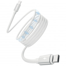 Кабель Proove Magneto Type-C to Type-C 60W (1m) White (CCMA60002202)
