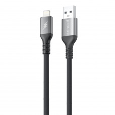 Кабель Proove ReGen Silicone USB to Lightning 2.4A (1m) Black (CCRS12001101)