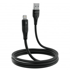 Кабель Proove Soft Silicone USB to Lightning 2.4A (1m) Black (CCSO20001101)