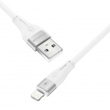 Кабель Proove Soft Silicone USB to Lightning 2.4A (1m) White (CCSO20001102)