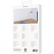 Кабель Proove Soft Silicone USB to Lightning 2.4A (1m) White (CCSO20001102)