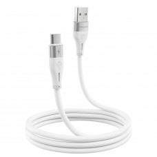 Кабель Proove Soft Silicone USB to Type-C 3A (1m) White (CCSO20001202)
