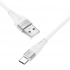 Кабель Proove Soft Silicone USB to Type-C 3A (1m) White (CCSO20001202)