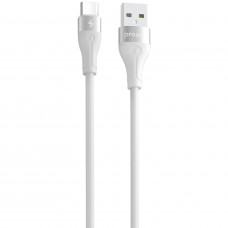 Кабель Proove Soft Silicone USB to Type-C 3A (1m) White (CCSO20001202)