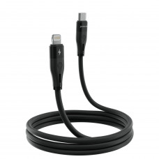 Кабель Proove Soft Silicone Type-C to Lightning 27W (2m) Black (CCSO27002121)