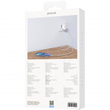 Кабель Proove Soft Silicone Type-C to Lightning 27W (2m) White (CCSO27002122)