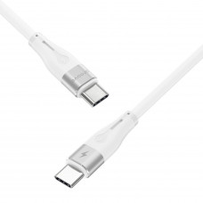 Кабель Proove Soft Silicone Type-C to Type-C 60W (1m) White (CCSO60002202)