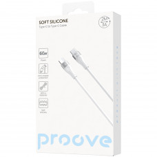 Кабель Proove Soft Silicone Type-C to Type-C 60W (2m) White (CCSO60002222)