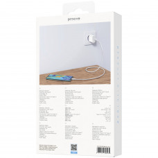 Кабель Proove Soft Silicone Type-C to Type-C 60W (2m) White (CCSO60002222)