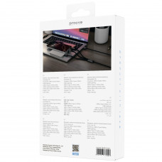 Кабель Proove Triple Connection 3 in 1 Type-C + Micro USB + Lightning (1.3m) Black (CCTC15001501)