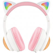 Бездротові навушники Proove Kids LumiCat (APP) White/Pink (HPLC0001AP25)