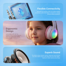 Бездротові навушники Proove Kids LumiCat (APP) Blue/Pink (HPLC0001AP26)