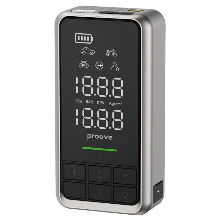 Пусковий пристрій 2 в 1 + насос Proove Air Jump 10400mAh 1000A Gray (JSAP10400203)