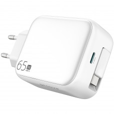 Мережевий зарядний пристрій Proove Fixtape GaN 65W (Type-C) White (WCFP65010202)