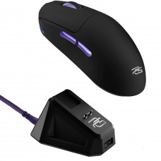 Бездротова ігрова миша Proove Gaming Superfight Wireless with charging dock Black/Purple (WMSW00122001)