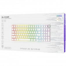 Бездротова клавіатура Proove Gaming Slicker Special Edition (Ukraine Layout) White/Purple (WKSLSE022416)